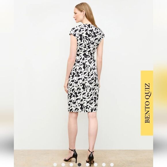 M.M. Lafleur Masha 2.0 Icon Print Midi Dress Size 10 NWT - Picture 2 of 9